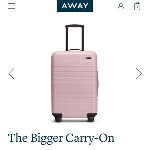 AWAY Bigger Carry On in pink